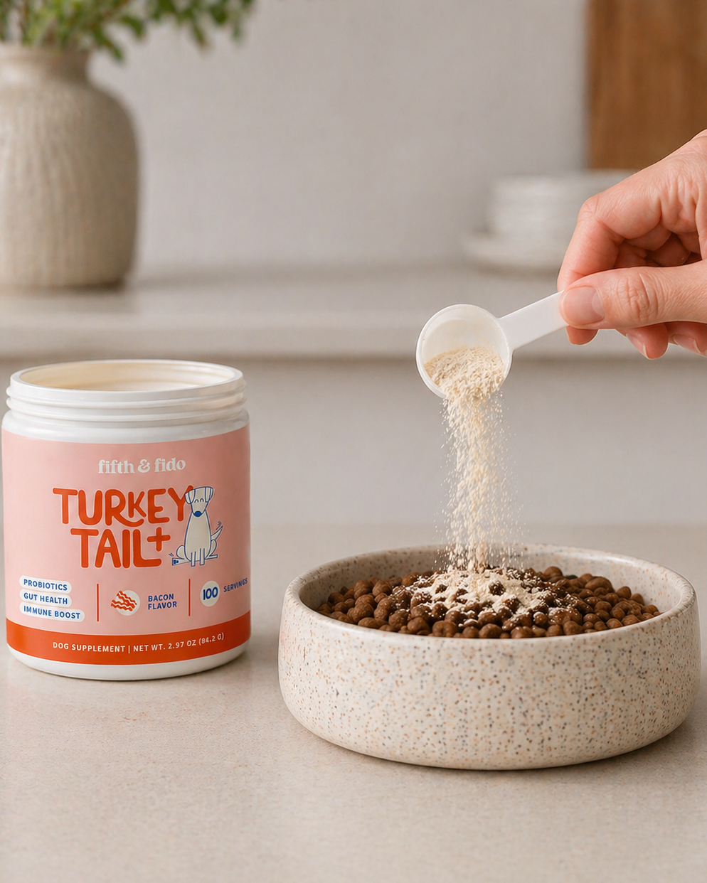 Turkey Tail Probiotic Powder for Dogs